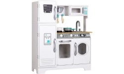 Drewniana kuchnia XXL z pralką Ecotoys