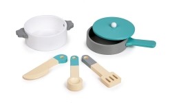 Drewniana kuchnia XXL z pralką Ecotoys