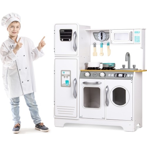 Drewniana kuchnia XXL z pralką Ecotoys