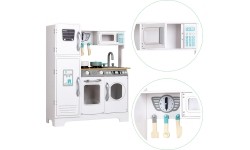 Drewniana kuchnia XXL z pralką Ecotoys