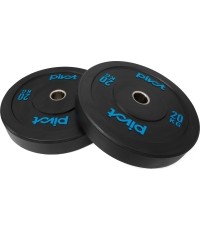 Pivot Fitness Pro Training Bumper Plates zestaw obciążeń 20 kg