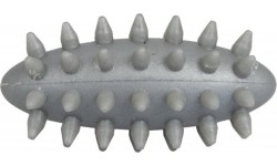 JAKOBS Jajko do masażu z kolcami jeż małe 7 cm srebrne