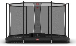 BERG Ultim Favorit InGround 330 szary + siatka zabezpieczająca Comfort