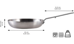 Patelnia Skottsberg ze stali nierdzewnej 28 cm
