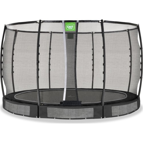Trampolina gruntowa EXIT Allure Premium ø366 cm – czarna
