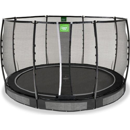 Trampolina gruntowa EXIT Allure Premium ø366 cm – czarna