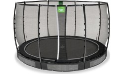 Trampolina gruntowa EXIT Allure Premium ø366 cm – czarna