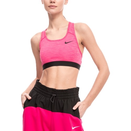 Nike stanik sportowy Swoosh Band Bra Non Pad Pink BV3900 616