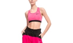 Nike stanik sportowy Swoosh Band Bra Non Pad Pink BV3900 616