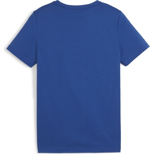 Koszulka młodzieżowa Puma Ess+ 2 Col Logo Tee, niebieska 586985 21