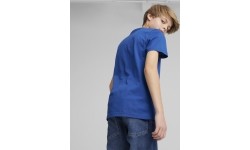 Koszulka młodzieżowa Puma Ess+ 2 Col Logo Tee, niebieska 586985 21