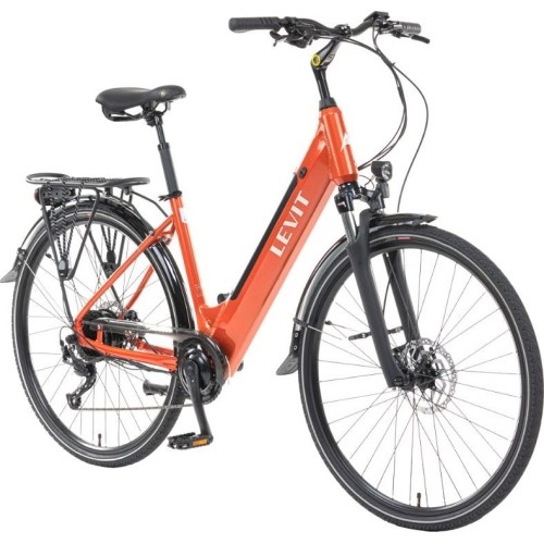 Miejski rower elektryczny Levit Musca Urban HD 630 28" - Orange Pearl