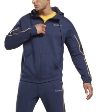 Reebok Džemperis Vyrams Te Piping Hoodie Blue