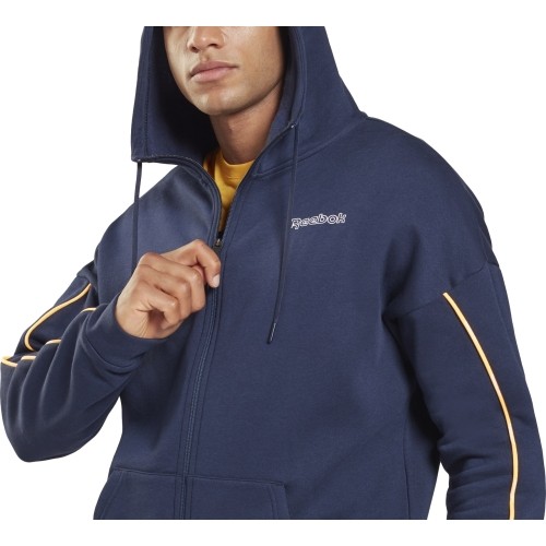 Reebok Džemperis Vyrams Te Piping Hoodie Blue