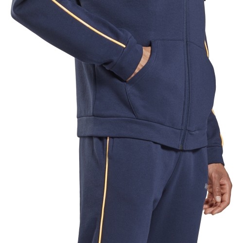 Reebok Džemperis Vyrams Te Piping Hoodie Blue