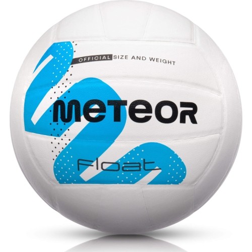 Piłka do siatkówki Meteor PVC - Niebieski-Biały