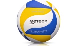 Piłka do siatkówki meteor max 2000 niebieska/żółta/biała