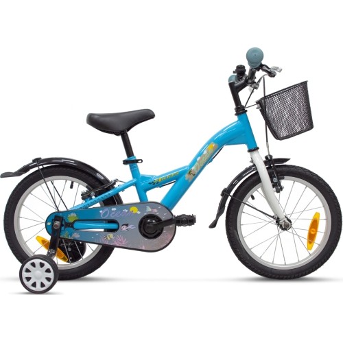 4KIDS Ocean 16" // 1 bieg, rozmiar 9,5" (24 cm) (niebieski)