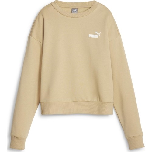Bluza damska Puma Ess+ Relaxed Crew FL, kremowa 676801 84
