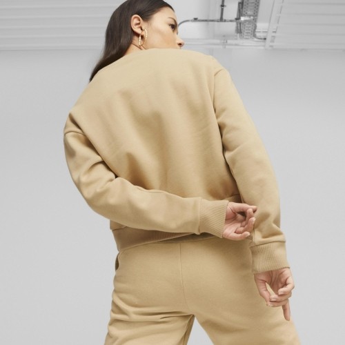 Bluza damska Puma Ess+ Relaxed Crew FL, kremowa 676801 84