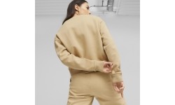Bluza damska Puma Ess+ Relaxed Crew FL, kremowa 676801 84