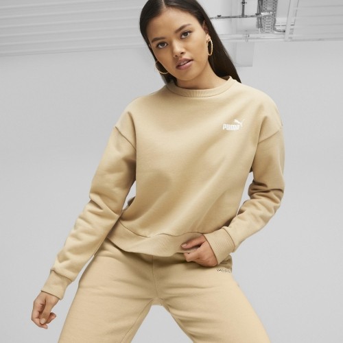 Bluza damska Puma Ess+ Relaxed Crew FL, kremowa 676801 84
