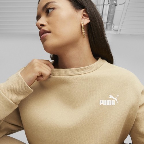 Bluza damska Puma Ess+ Relaxed Crew FL, kremowa 676801 84