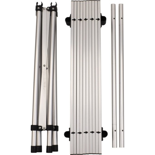 Składany stół aluminiowy FoxOutdoor, 58x58cm