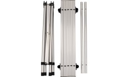 Składany stół aluminiowy FoxOutdoor, 58x58cm