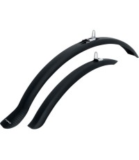 Zestaw błotników Force, 26-28", długie, plastikowe, czarne