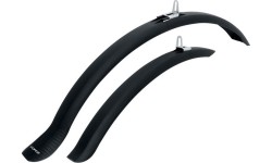 Zestaw błotników Force, 26-28", długie, plastikowe, czarne