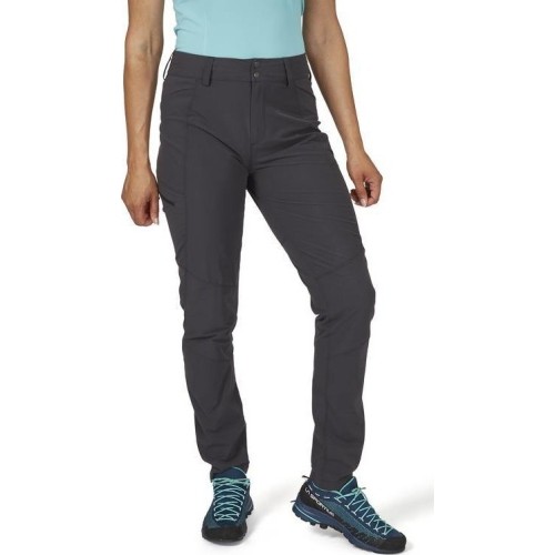 Damskie spodnie Rab Incline Light Pants Wmns - Pilka