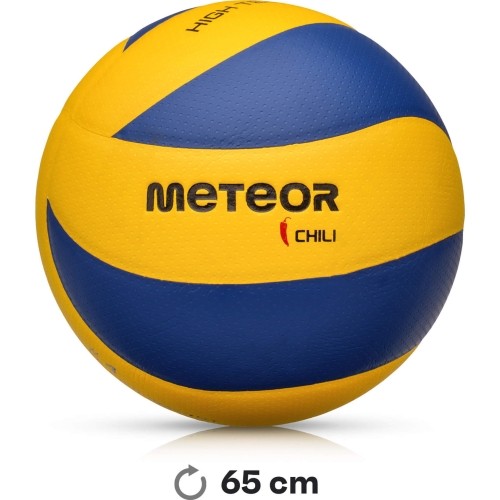 Volleyball meteor chili pu 5 gelb/blau