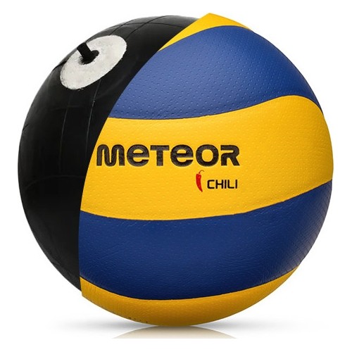 Volleyball meteor chili pu 5 gelb/blau