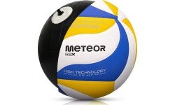 Piłka do siatkówki meteor max 2000 niebieska/żółta/biała