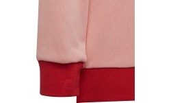 Dres dla dziewczynek Adidas LK Logo Jog Set, czerwony/różowy, H65799