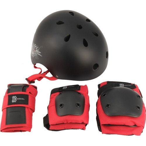 Kask KidZamo X-Cool 58-61cm, kolana, łokcie i nadgarstki, rozmiar L