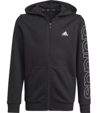 Bluza chłopięca Adidas B Lin FZ Hoodie, czarna GN4041