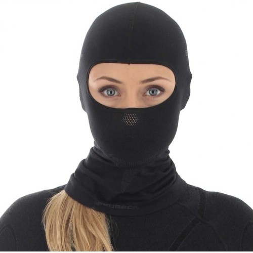 Maska narciarska Brubeck Unisex czarna KM00010A