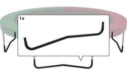 Elite+ W-Leg T-series 430 (14 ft), czarny