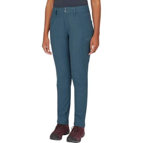 Damskie spodnie Rab Incline Light Pants Wmns - Mėlyna (orion blue)