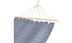 Hamak Spokey ZUNI 200 x 100 cm, bawełniany z drążkiem, szary