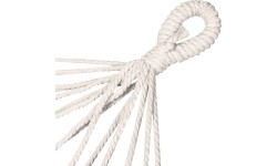Hamak Spokey ZUNI 200 x 100 cm, bawełniany z drążkiem, szary