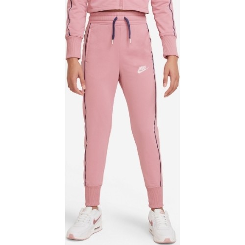 Dres dziewczęcy Nike NSW HW Trk Suit różowy DD6302 698