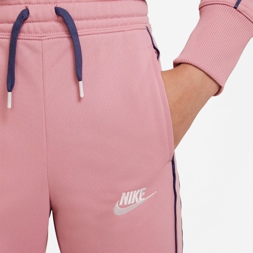 Dres dziewczęcy Nike NSW HW Trk Suit różowy DD6302 698
