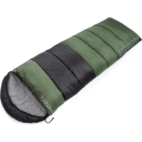Śpiwór meteor bombay l - Olive || Black