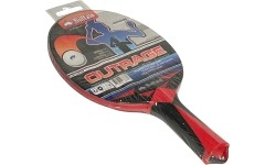 Rakietka do tenisa stołowego outdoor Buffalo Outrage, czerwona