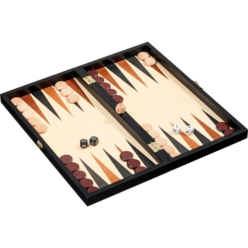 Zestaw do gry w backgammon, szachy i warcaby Philos 41x20,5cm