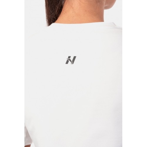 Nebbia Minimalist Logo 600 krótka koszulka dla kobiet - Black