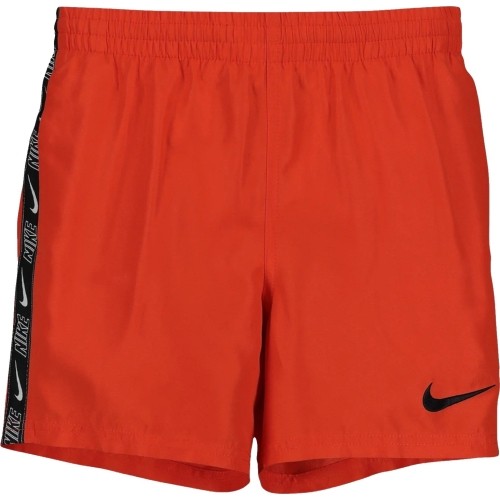 Szorty kąpielowe Nike dla chłopców Nk B Lgo Tape 4'' Volley Short czerwone NESSD794 614